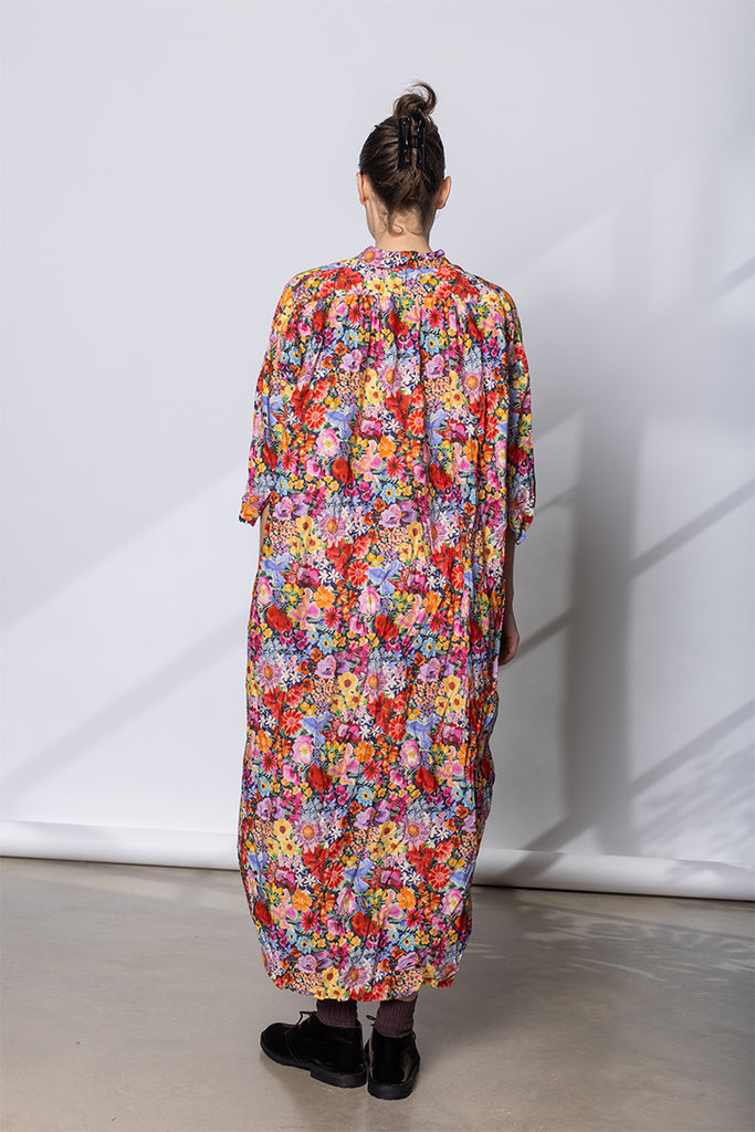 Camicione Shirt Kora Inverno Lungo TB Lavata - Multi Floral G