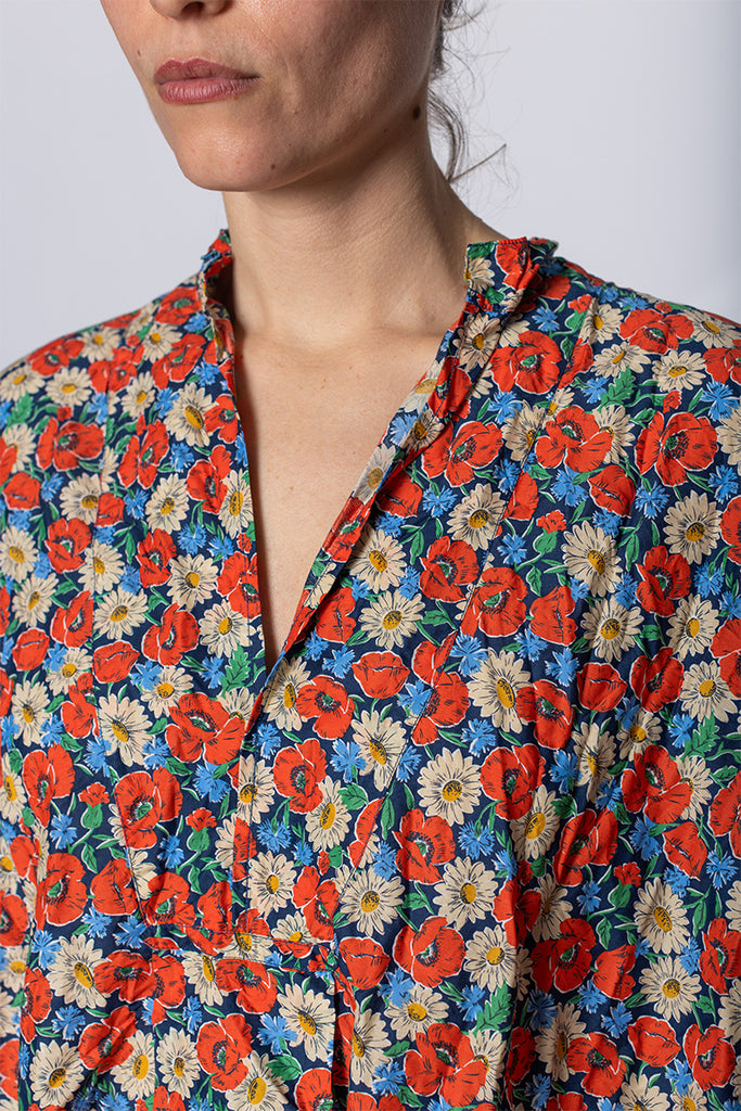 Camicione Shirt Kora Inverno Medio 115 TB Lavata - Multi Floral I