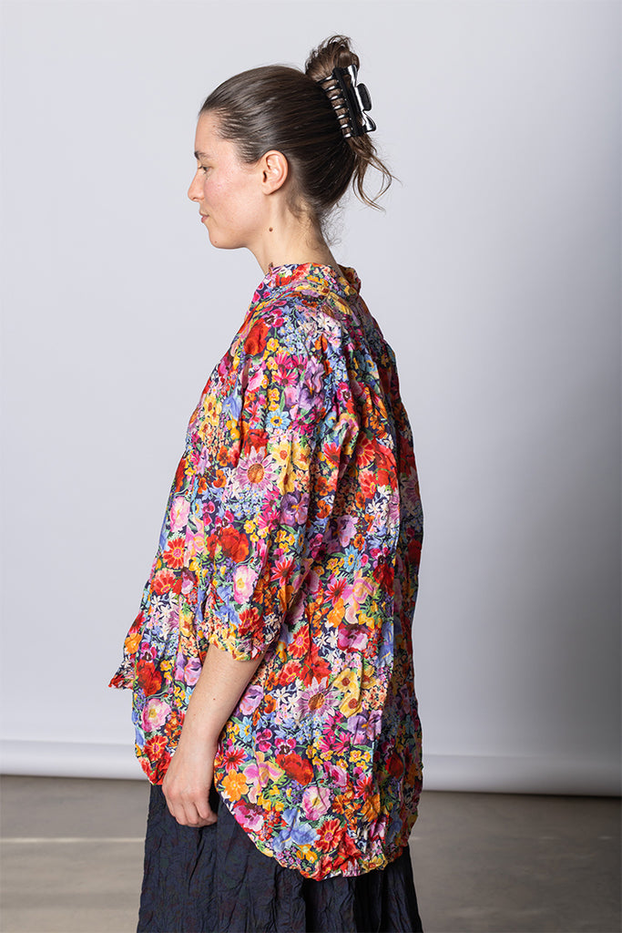 Camicione Shirt Kora Inverno TB Lavato - Multi Floral G
