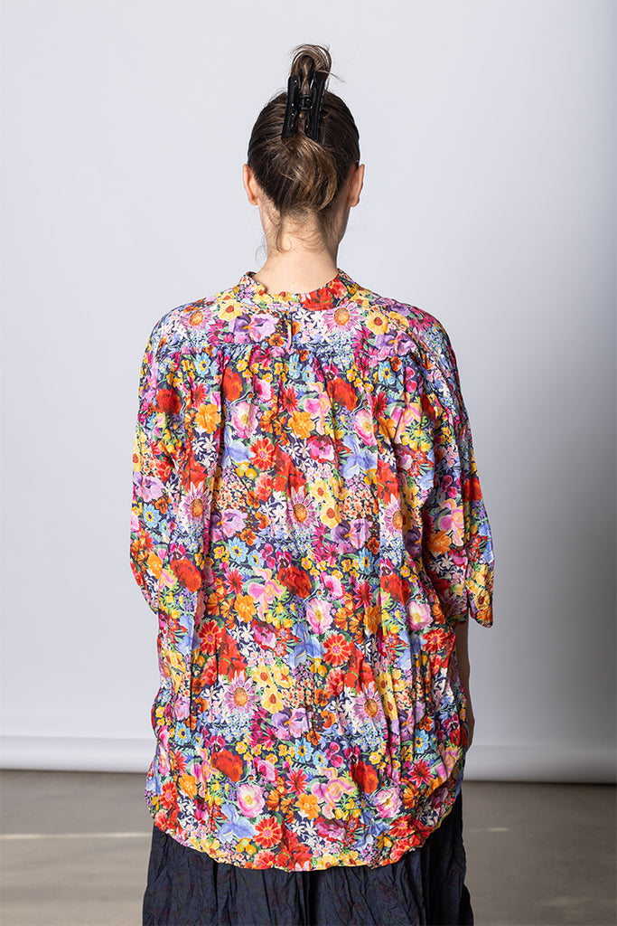 Camicione Shirt Kora Inverno TB Lavato - Multi Floral G