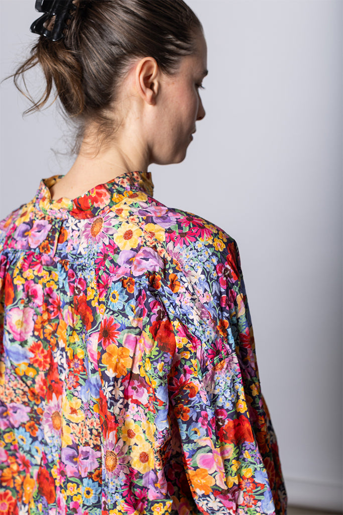 Camicione Shirt Kora Inverno TB Lavato - Multi Floral G