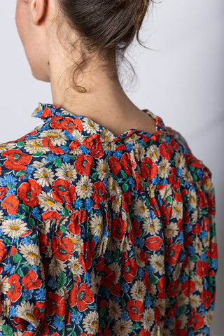Camicione Shirt Kora Inverno TB Lavato - Multi Floral I