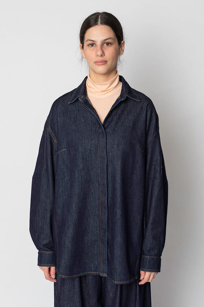 Camis Denim Shirt - Indigo