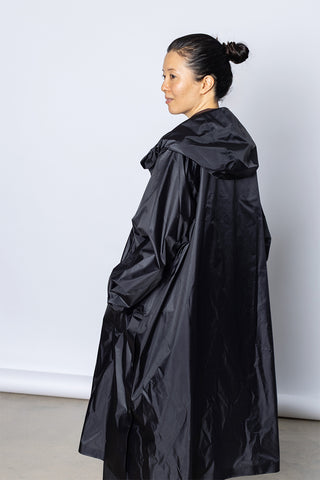 Cap Rain Coat - Black