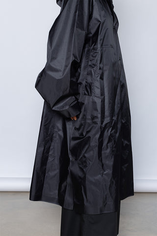 Cap Rain Coat - Black