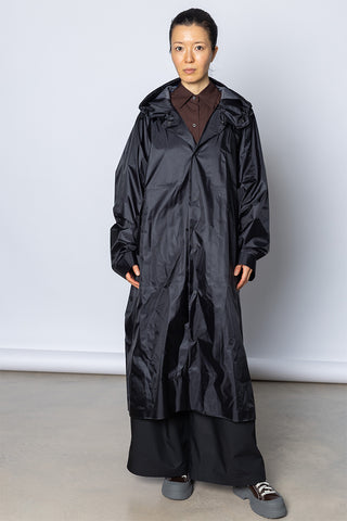 Cap Rain Coat - Black