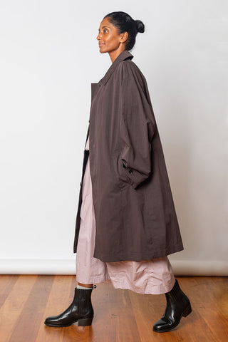 Car Coat - Dark Chocolate