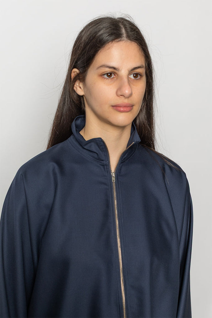 Carracci Tropical Wool Pullover - Admiral Blue