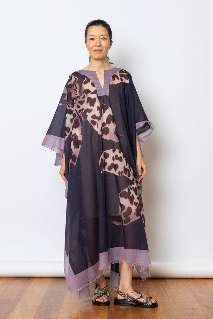 Cartland Printed Kaftan - Orchid