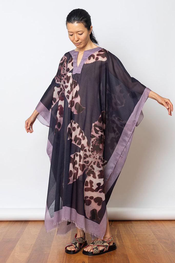 Cartland Printed Kaftan - Orchid