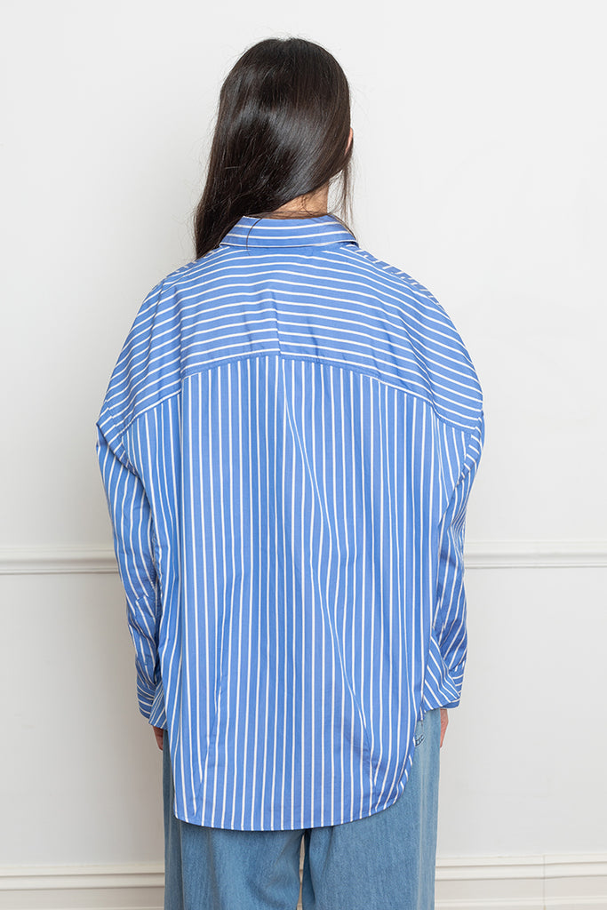 Casio Striped Shirt - Light Blue