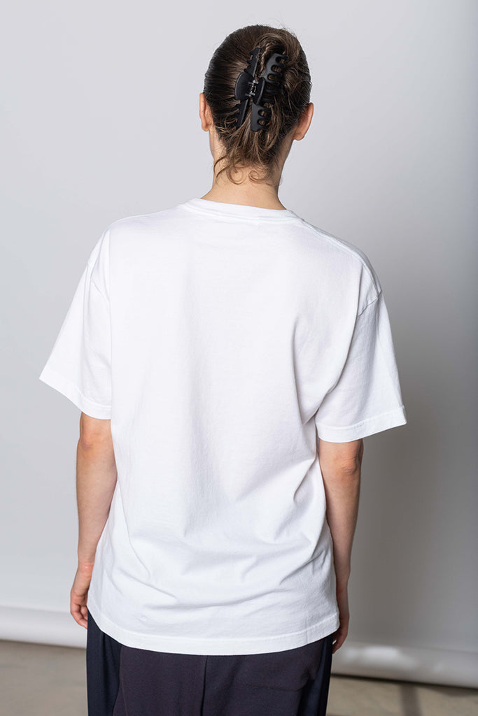 Cat Print T-Shirt - White