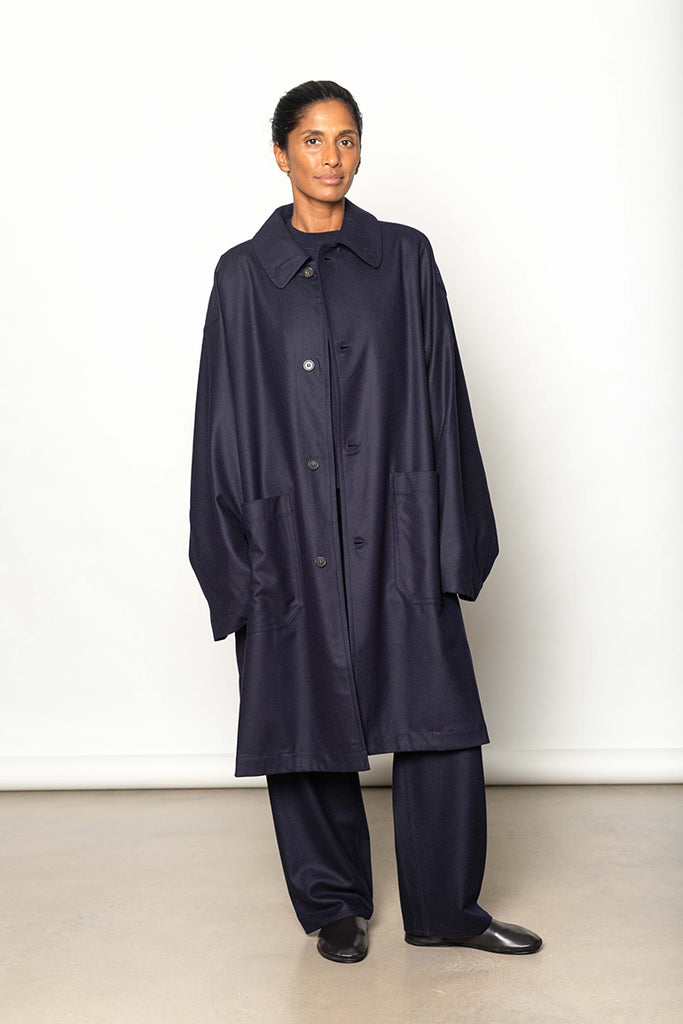 Ceren Coat - Sailor Blue