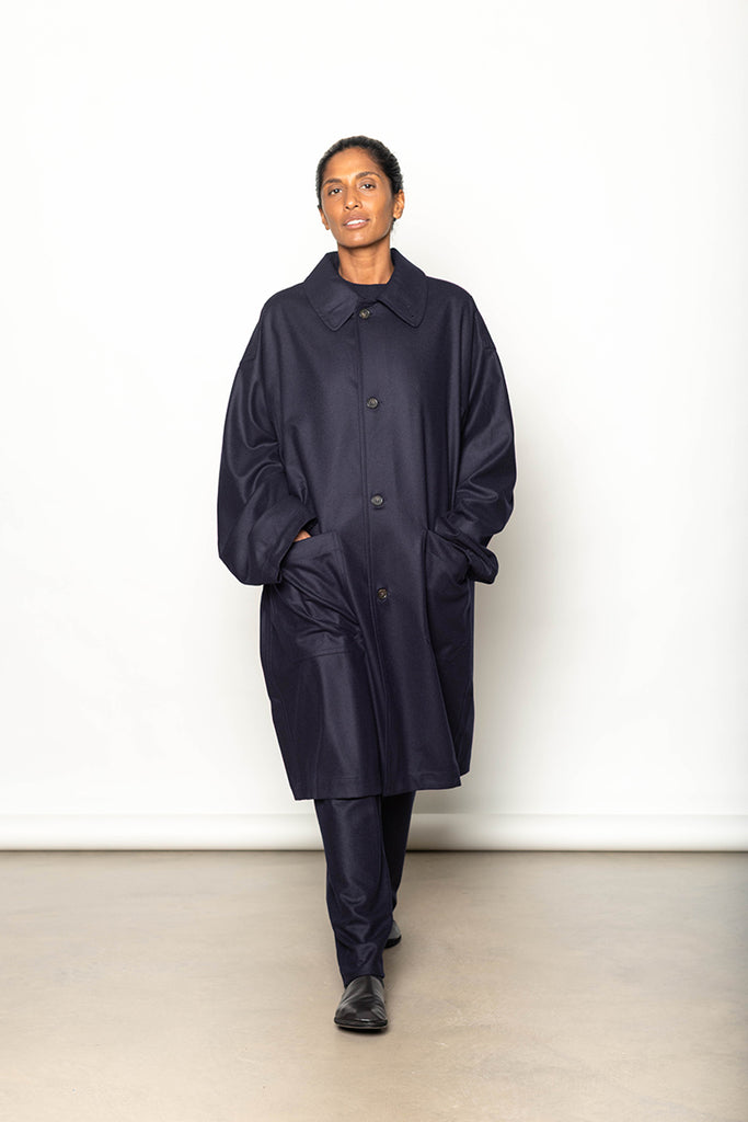 Ceren Coat - Sailor Blue