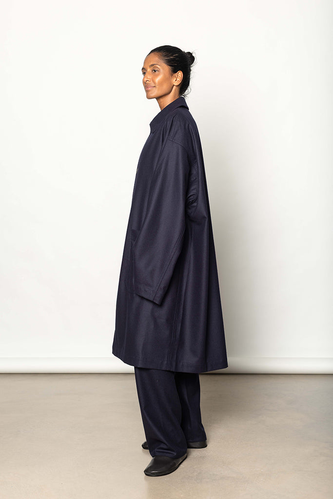 Ceren Coat - Sailor Blue