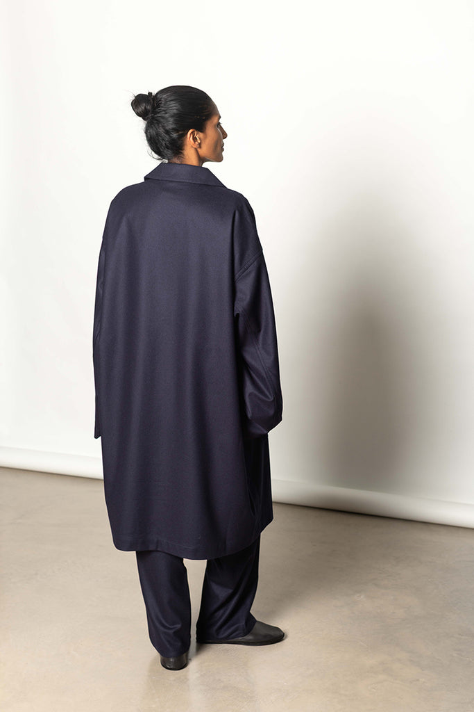 Ceren Coat - Sailor Blue