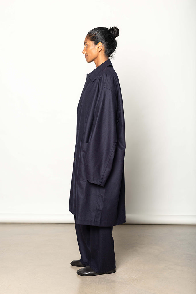 Ceren Coat - Sailor Blue