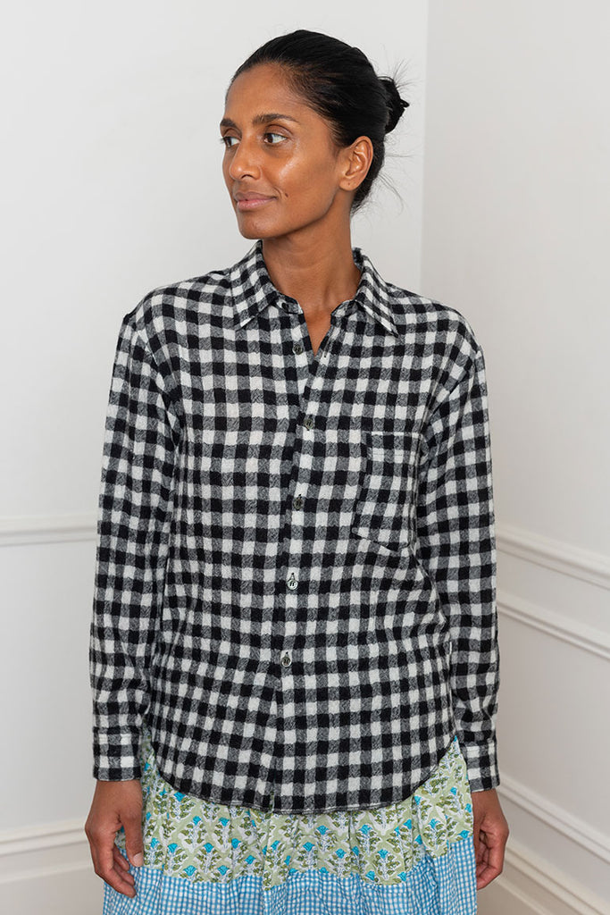 Check Shirt - Black/White