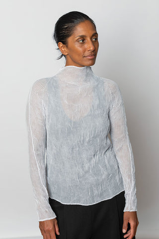 Chiffon Twist Top - White