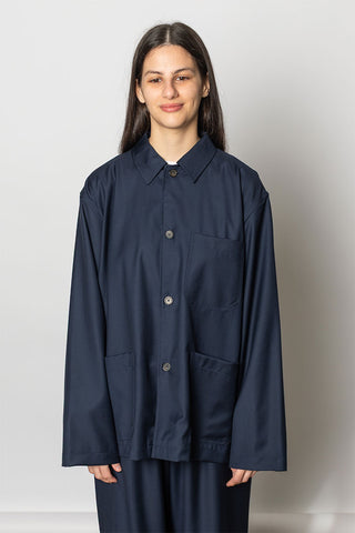Cimabue Button Down Jacket - Admiral Blue