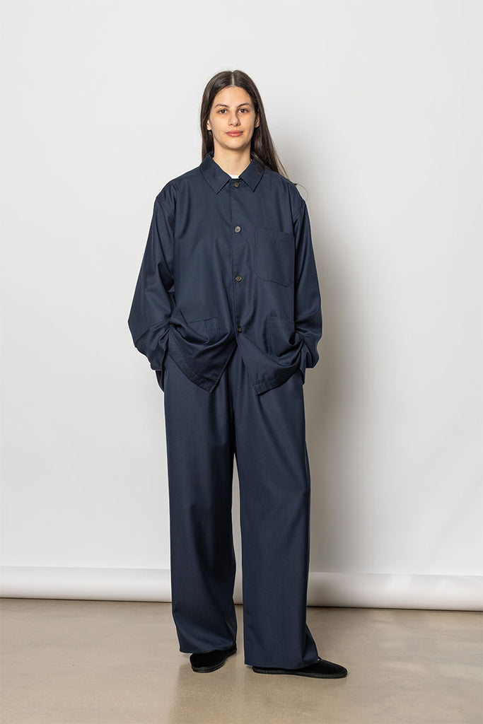 Cimabue Button Down Jacket - Admiral Blue