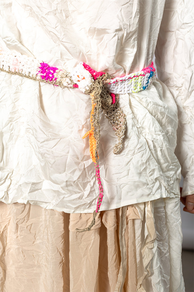Daniela Gregis Crochet Belt at Poepke.com