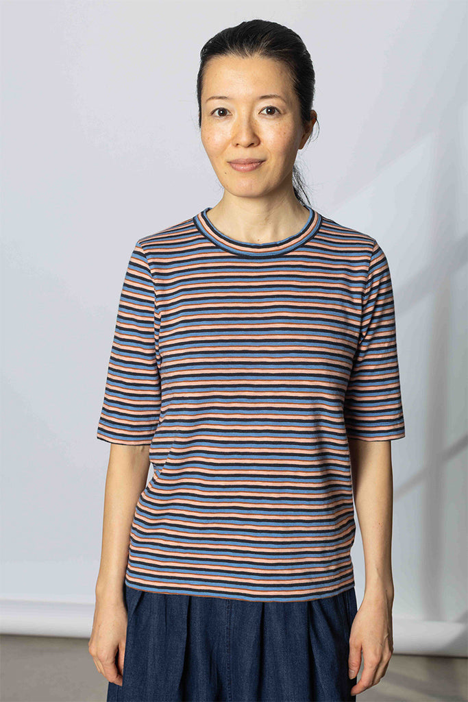 Cleo Cotton Stripe Tee - Multi