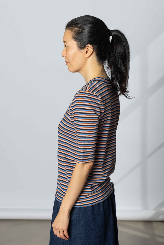 Cleo Cotton Stripe Tee - Multi