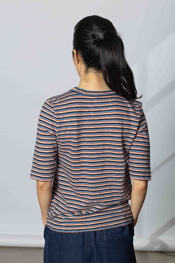 Cleo Cotton Stripe Tee - Multi