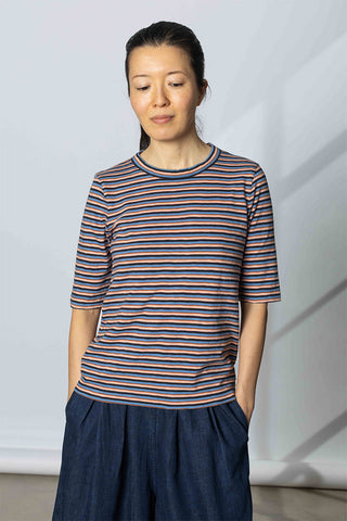 Cleo Cotton Stripe Tee - Multi
