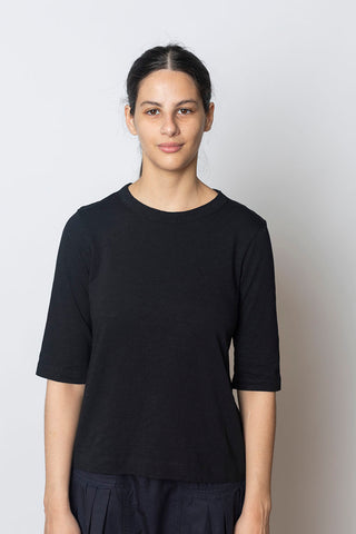 Cleo Garment Dyed Cotton T-Shirt - Carbon