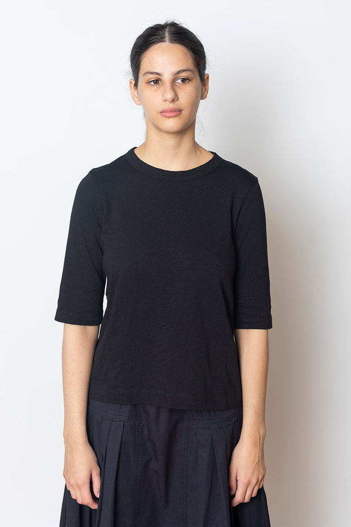 Cleo Garment Dyed Cotton T-Shirt - Carbon