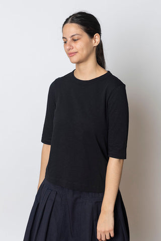 Cleo Garment Dyed Cotton T-Shirt - Carbon