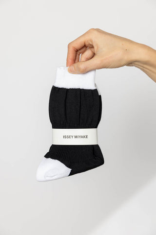 Colour Puff Socks - Black
