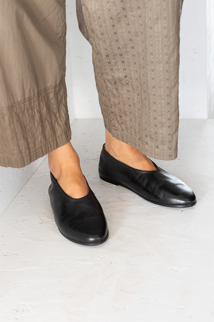 Coltellaccio Ballerina Shoes - Black