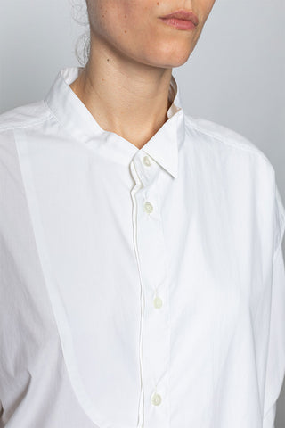 Compact Typewriter Double Blouse - Off White