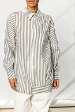 Convertible Odd Shirt Stripes - Khaki Hued
