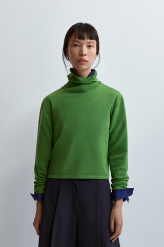 Merino Wool Turtleneck Sweater - Herba