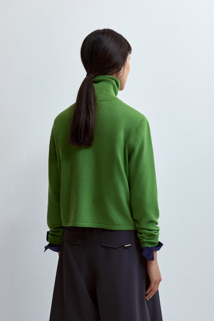 Merino Wool Turtleneck Sweater - Herba