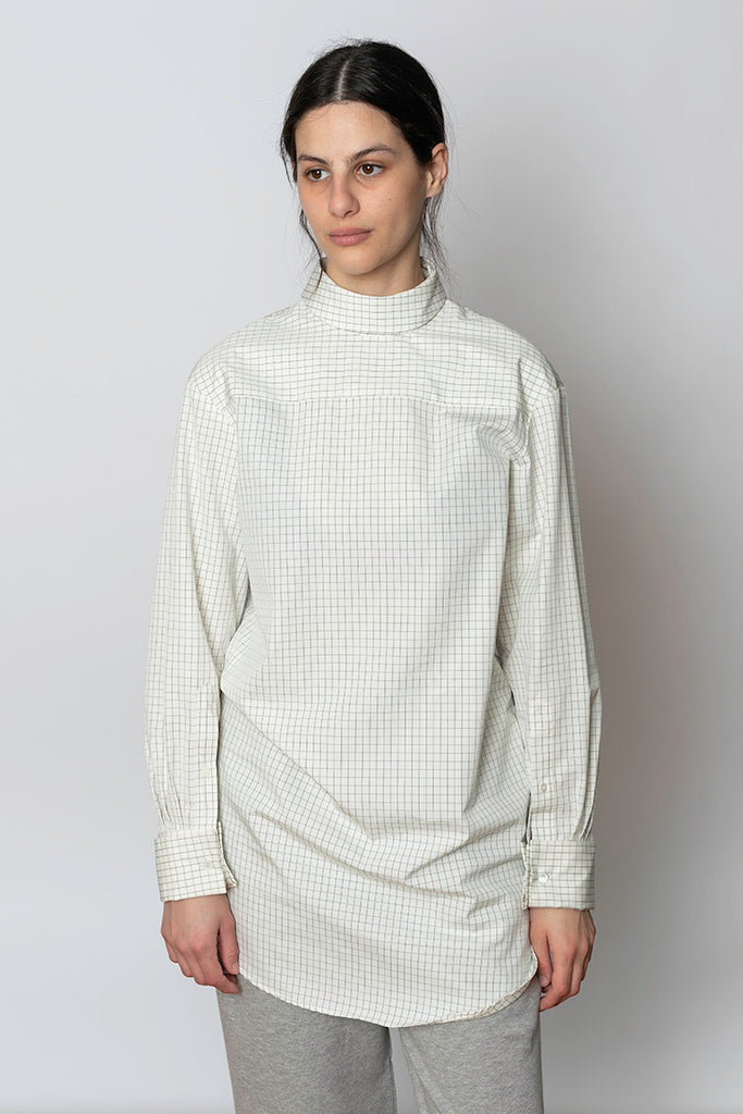 Corso Turtleneck Shirt - Grid Check