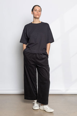 Cotton Hemp Boxy Tee - Slate