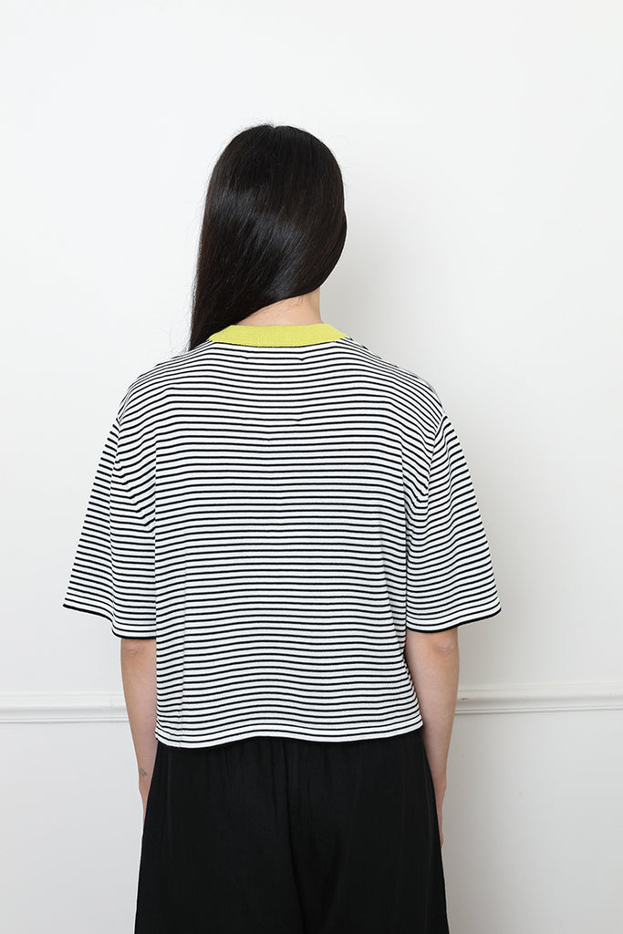 Cotton Striped T-Shirt - Lima