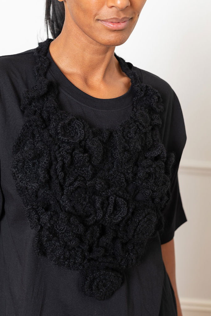 Crochet Collar - Black