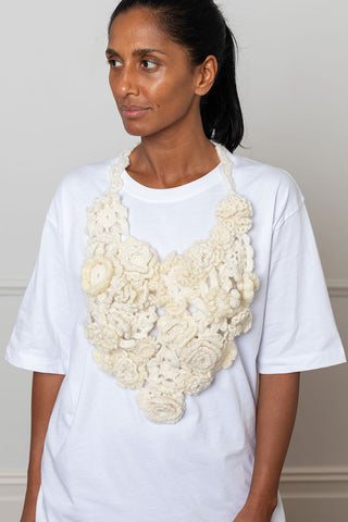 Crochet Collar - Natural