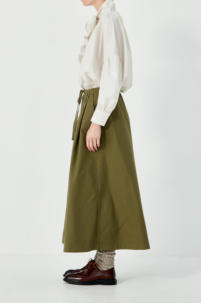 Fly Front Rebuild Skirt - Olive