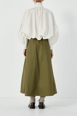 Fly Front Rebuild Skirt - Olive