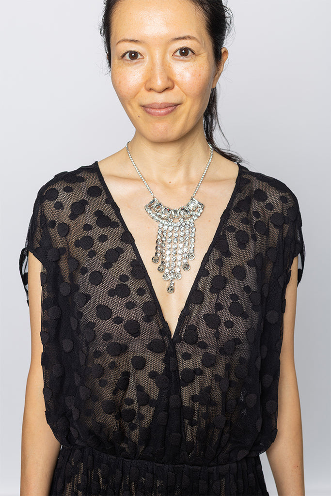 Crystal Necklace - Silver