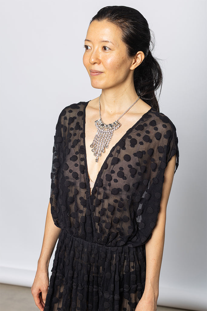 Crystal Necklace - Silver