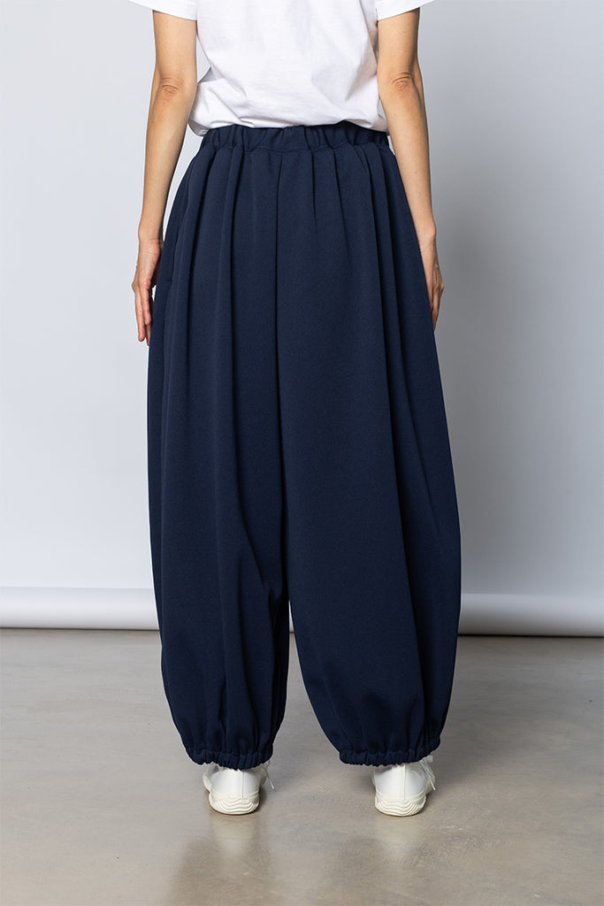 Cuffed Tracked Pants - Navy