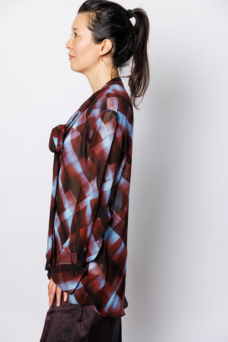 Curbi Check Shirt - Burgundy